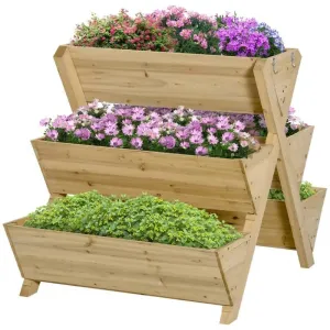3-Tier Outdoor Flower Box