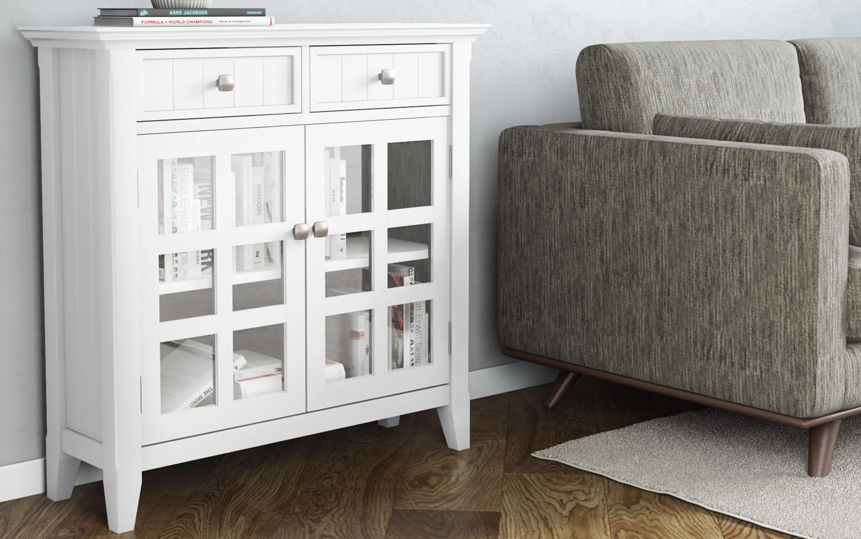 Acadian Entryway Storage Cabinet