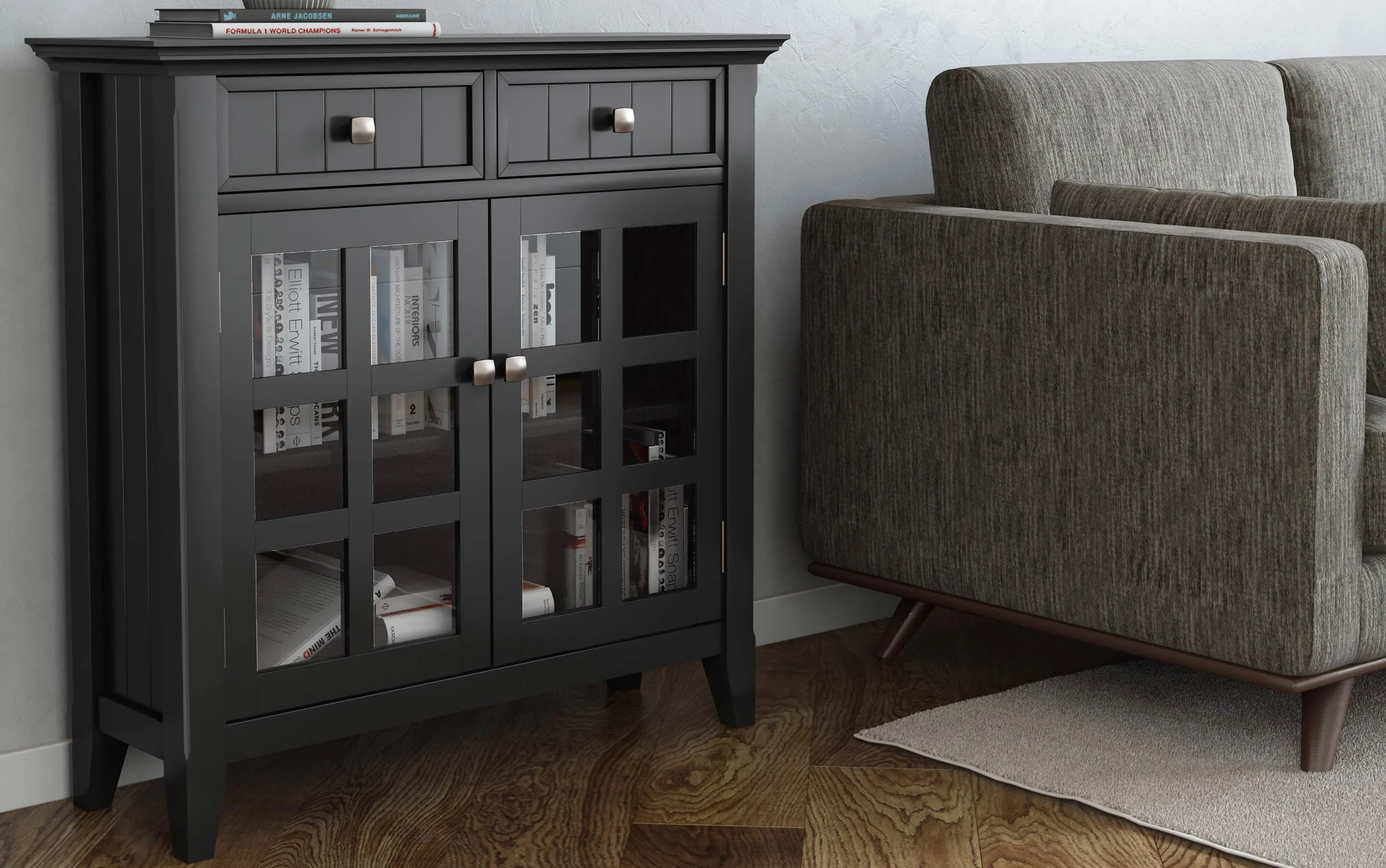 Acadian Entryway Storage Cabinet