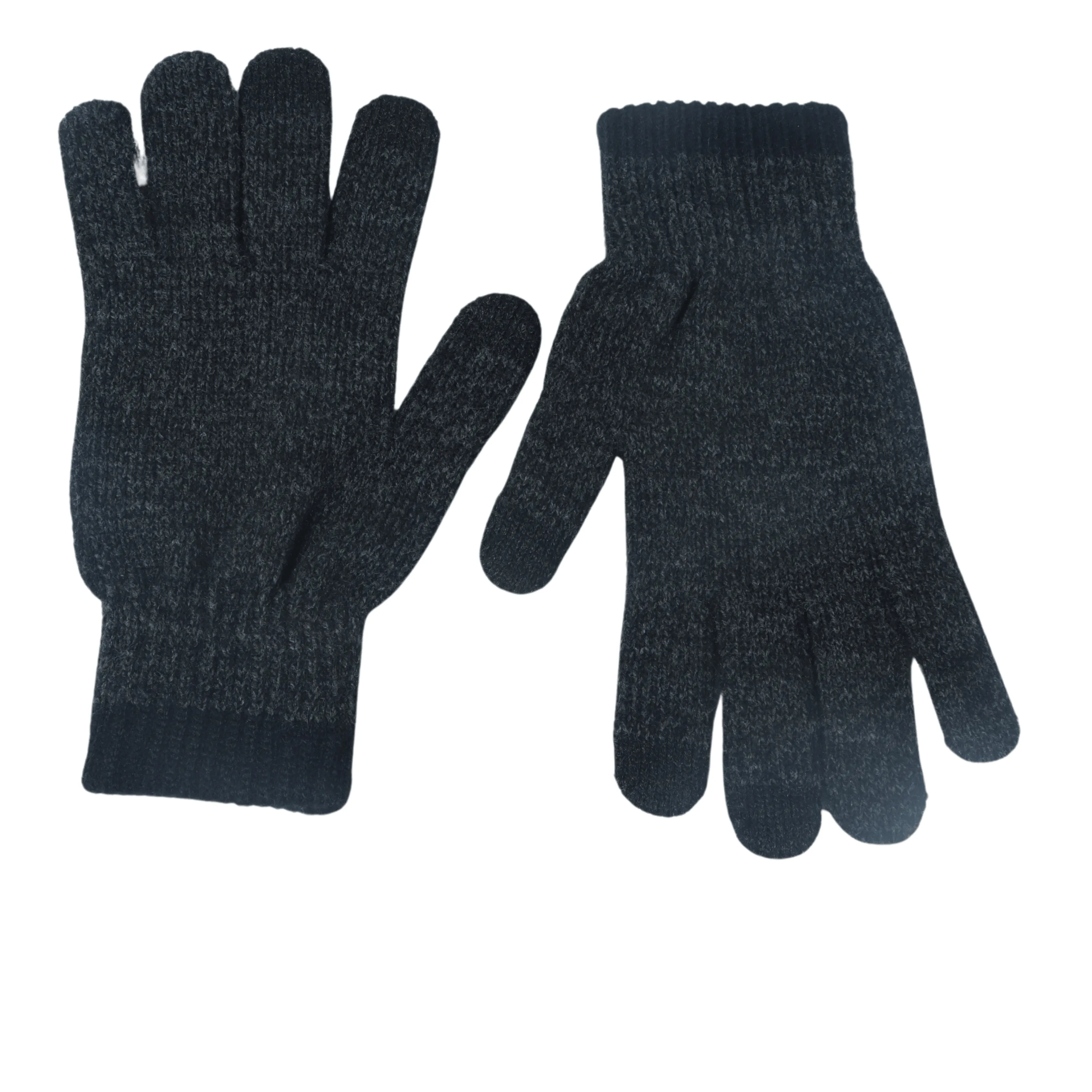ALFANI - Men Knit Space-Dyed Winter Gloves