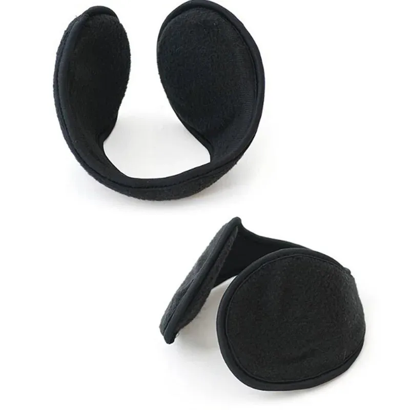 Cotton Earmuffs Soft Thicken Headband: Warm, stylish, foldable ear covers.