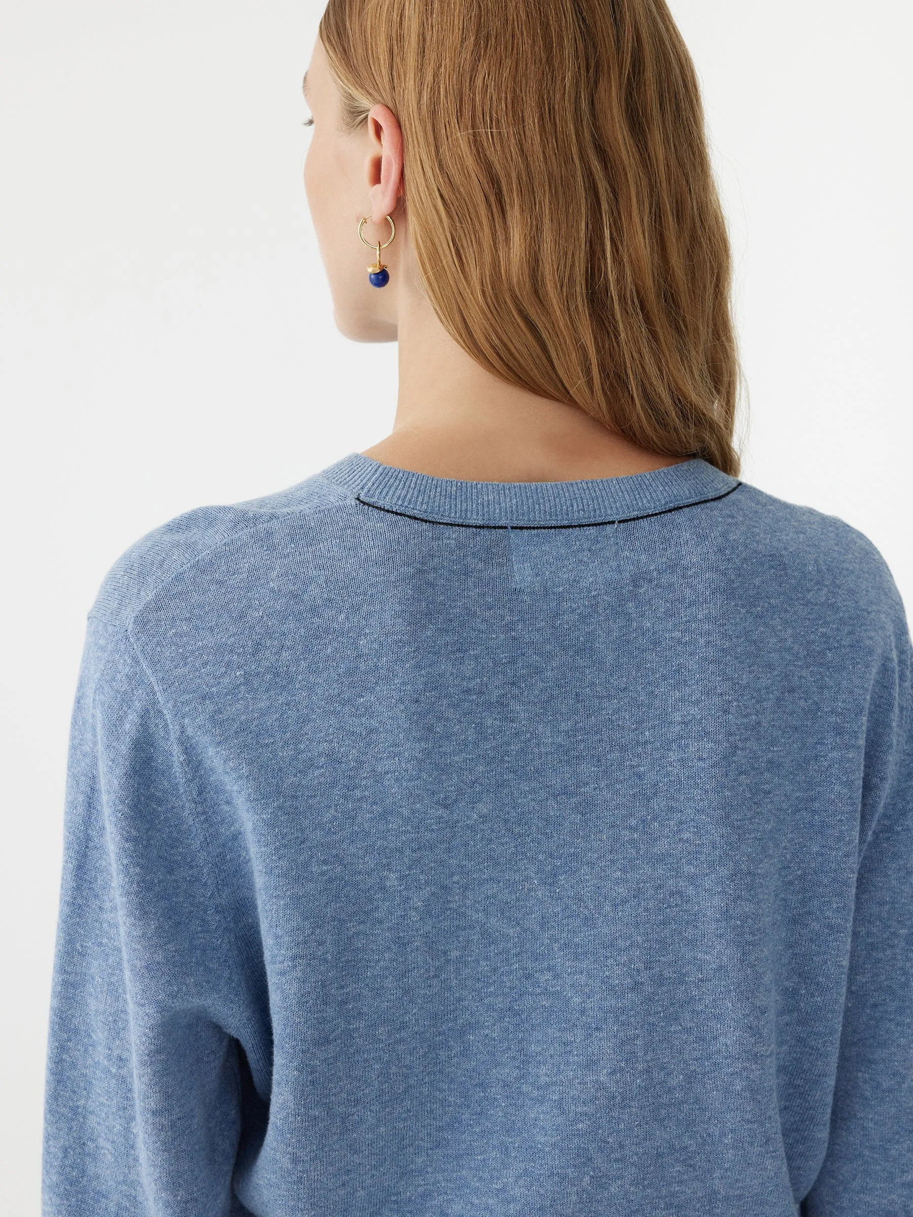 cotton linen shrunken knit