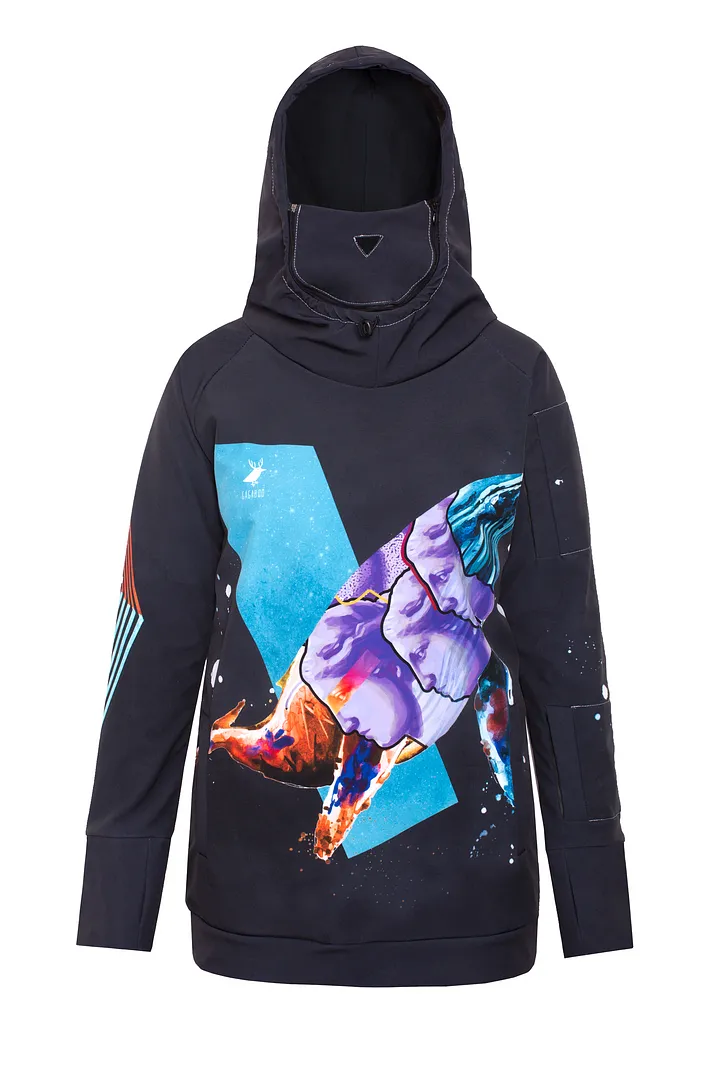 Denial men's snowboard hoodie - water repellent GAGABOO
