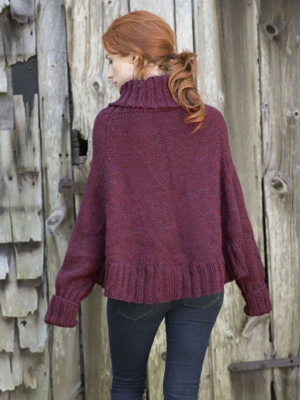 Galilee Poncho by the Berroco Design Team  *Free Pattern*
