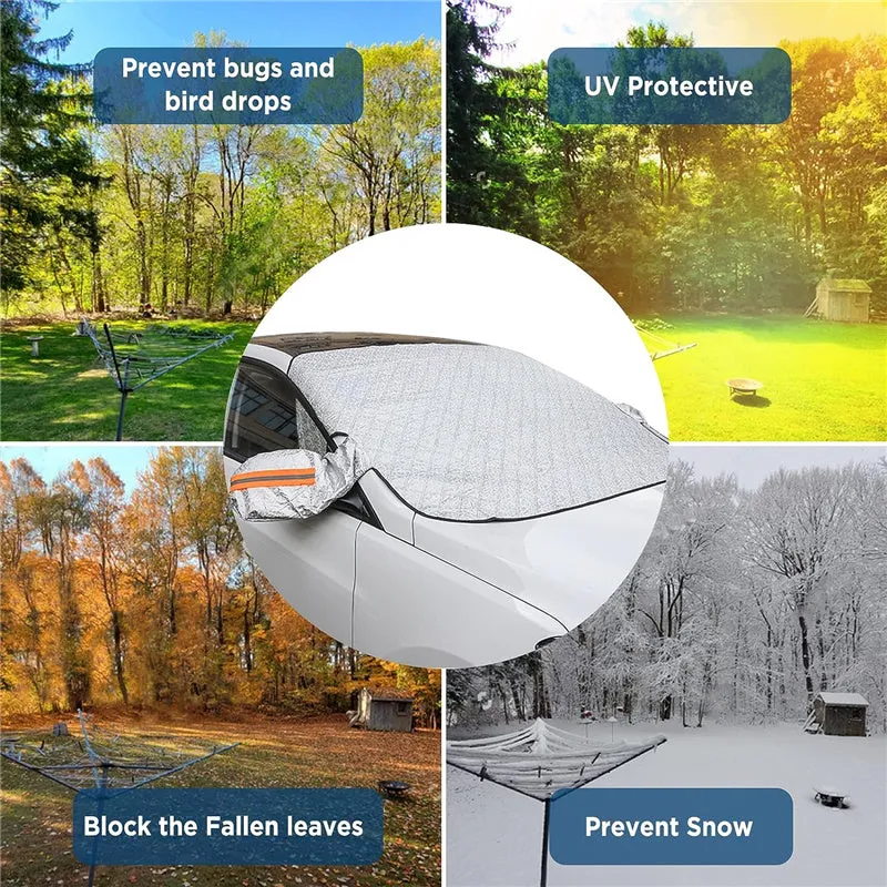 Magnetic Car Windshield Snow Winter Frost Guard Car Window Covers