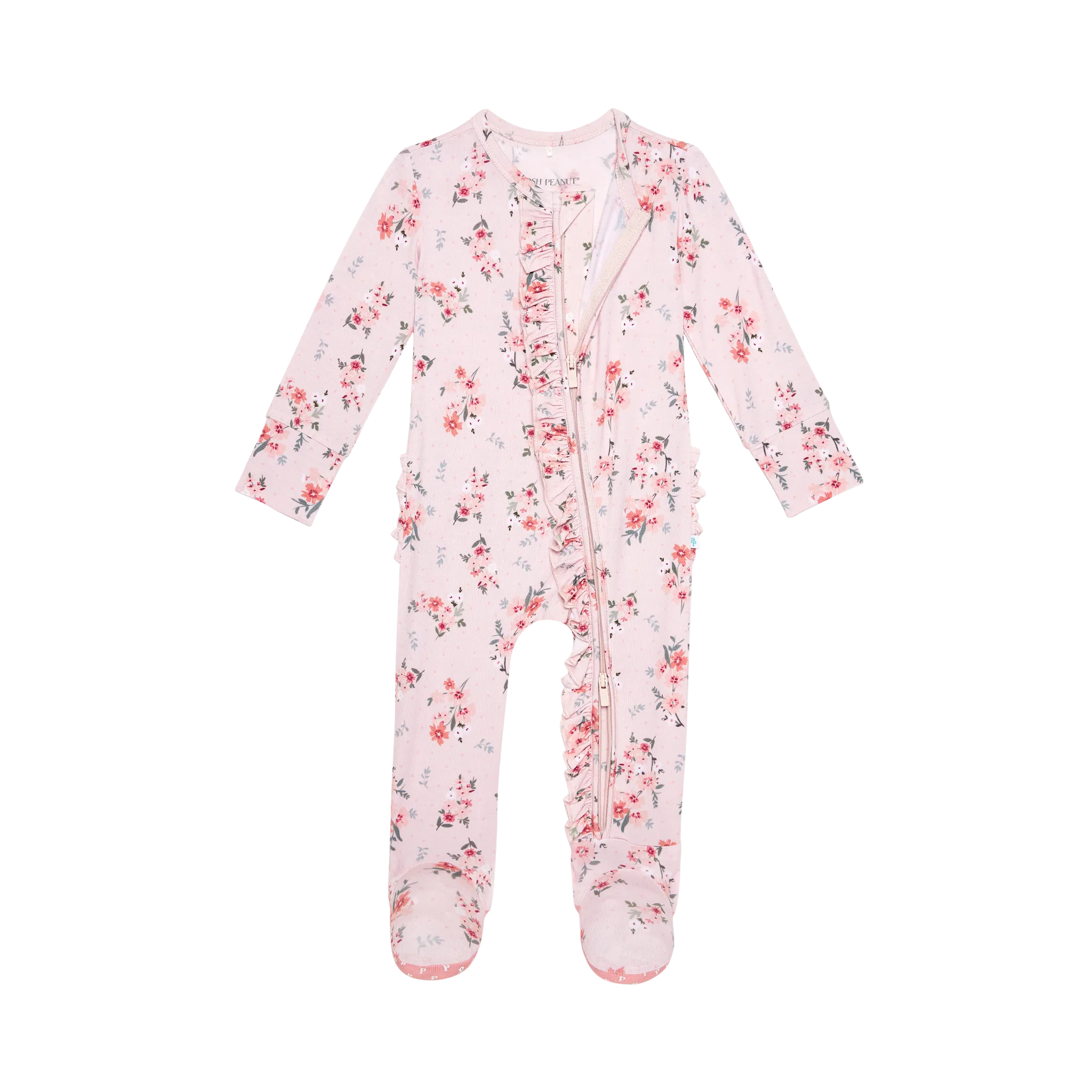 POS London Ruffle Zippered Footie