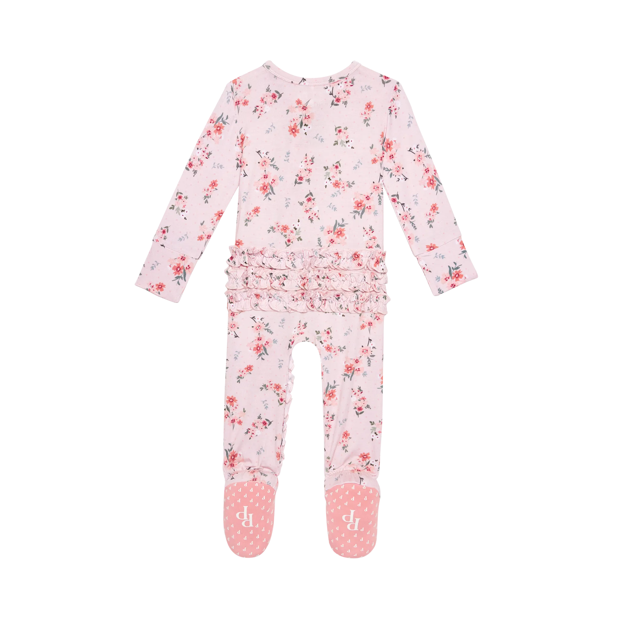 POS London Ruffle Zippered Footie