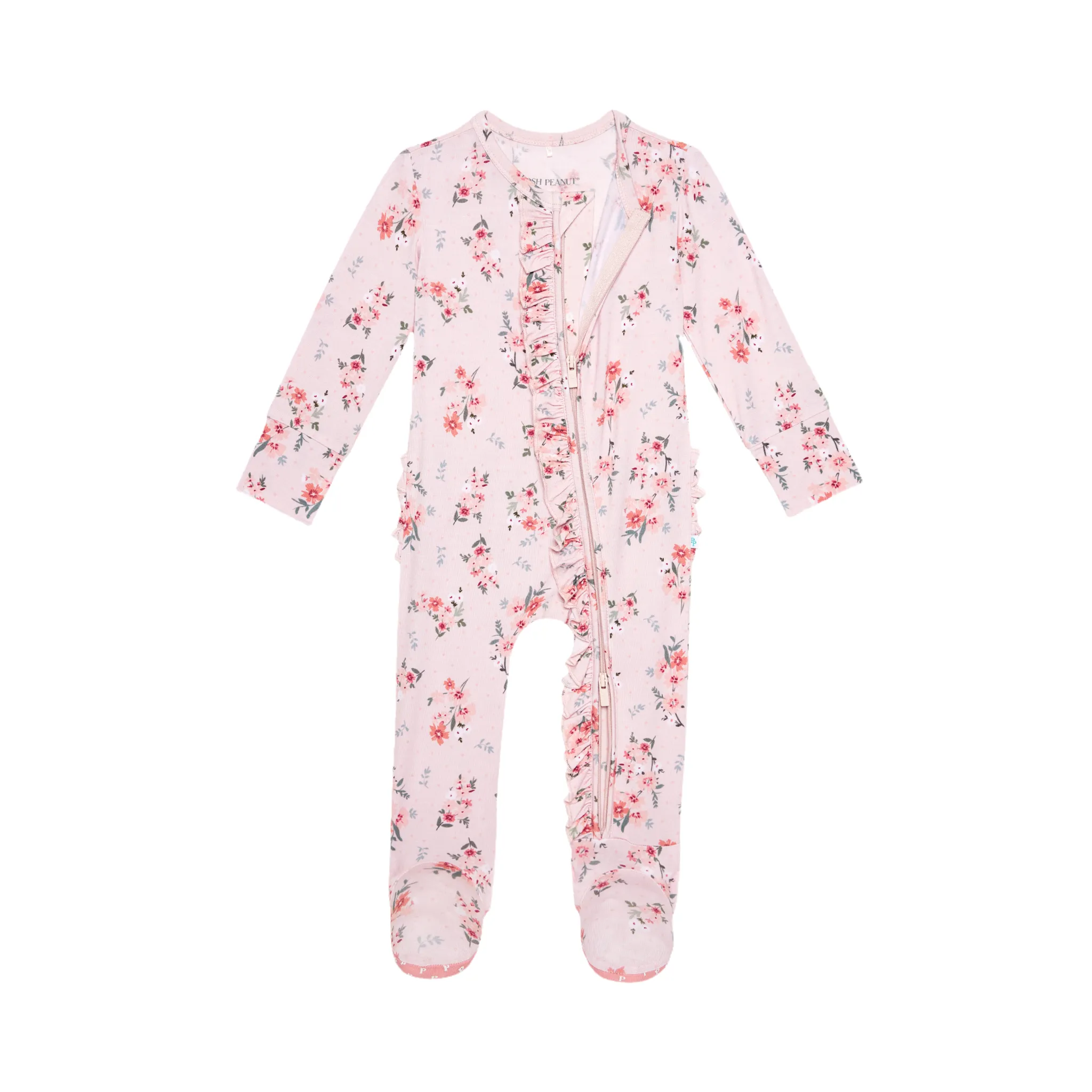 POS London Ruffle Zippered Footie