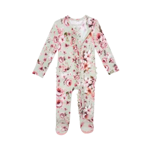 POS Millicent Ruffled Zippered Footie