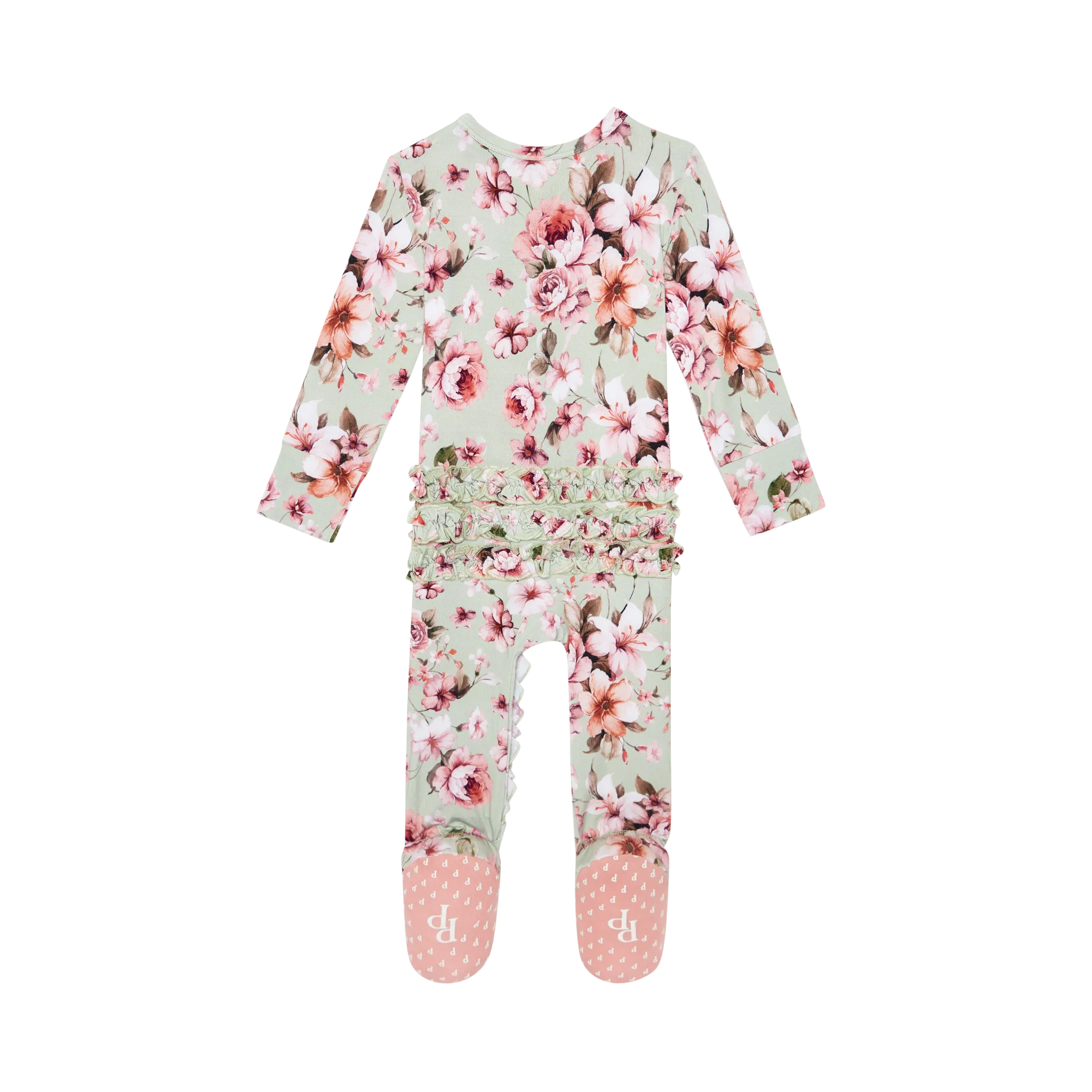 POS Millicent Ruffled Zippered Footie