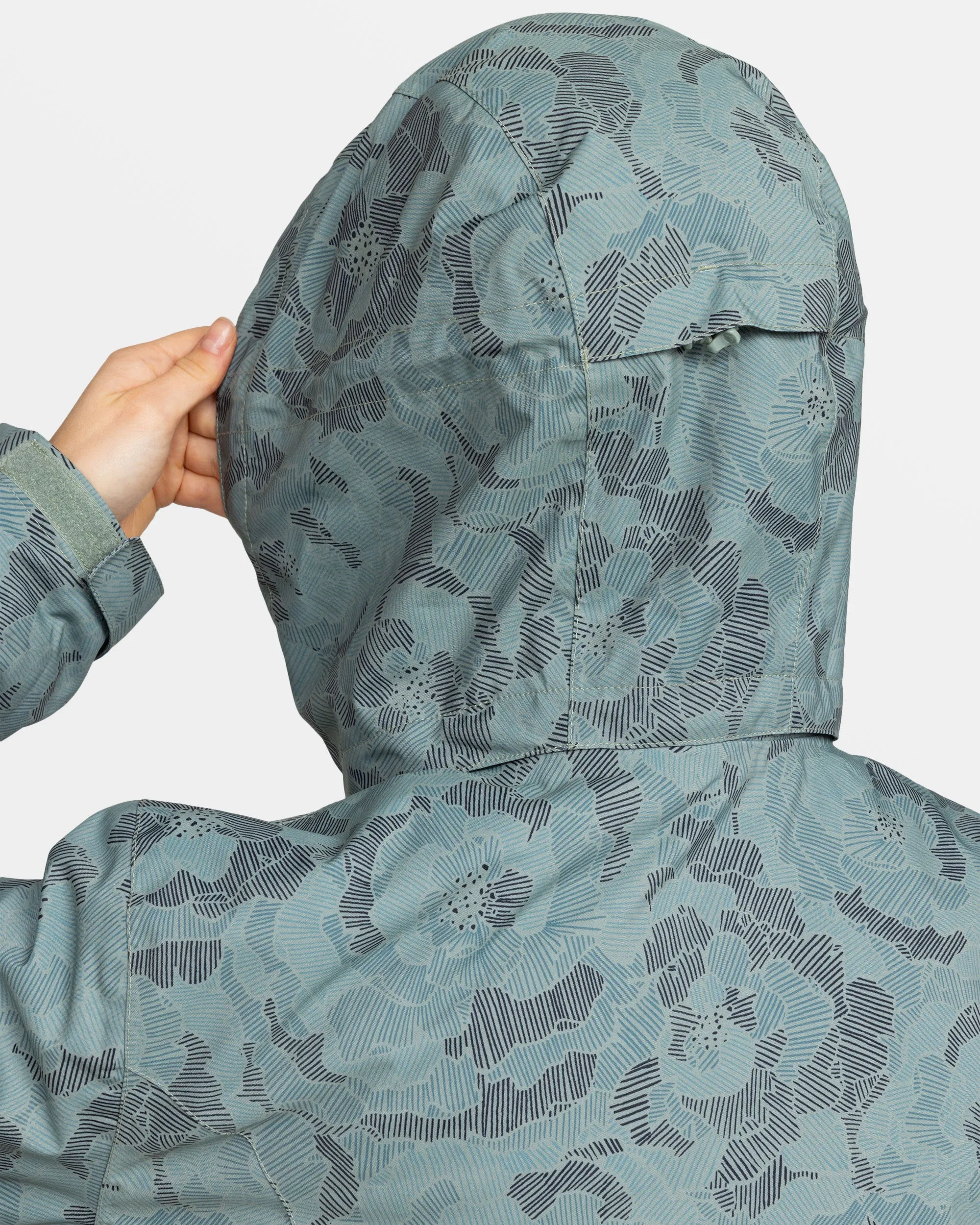 Roxy Jetty Snow Jacket - Lily Pad Sketch Book