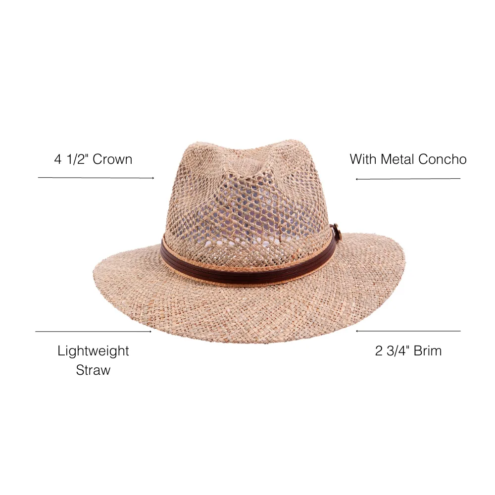 Seagrass | Mens Straw Sun Hat