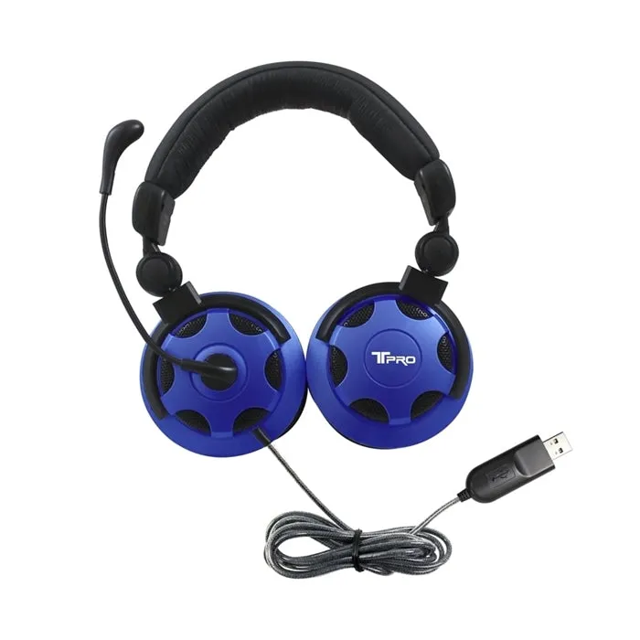 T-PRO USB Headset with Noise-Cancelling Mic