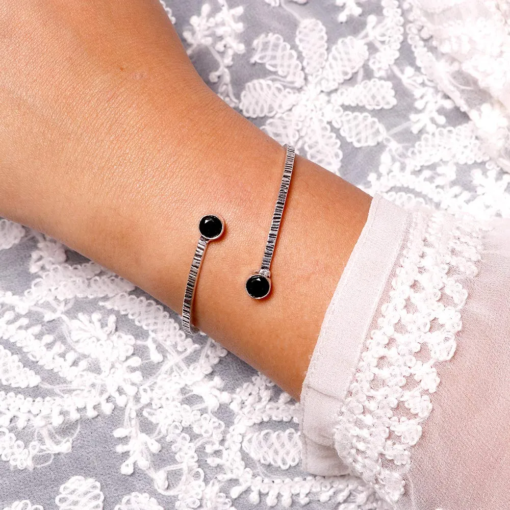 Teejh by Joker & Witch Bhamini Black Silver Oxidized Bracelet